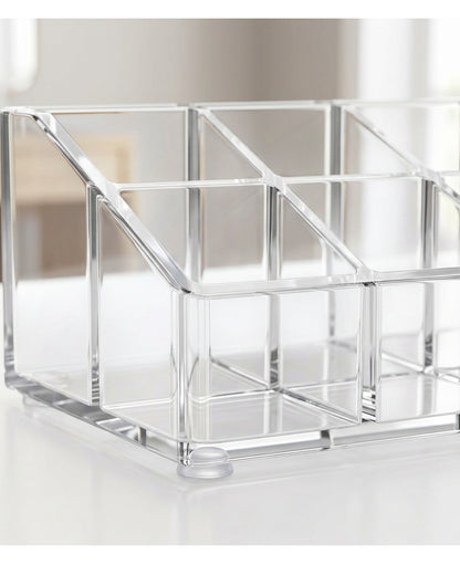 Comfoa Clear Acrylic Stepped Lipstick Organizer 36 Compartments - Detail view